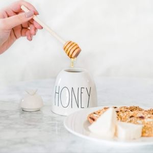 Rae dunn honey pot & dipper